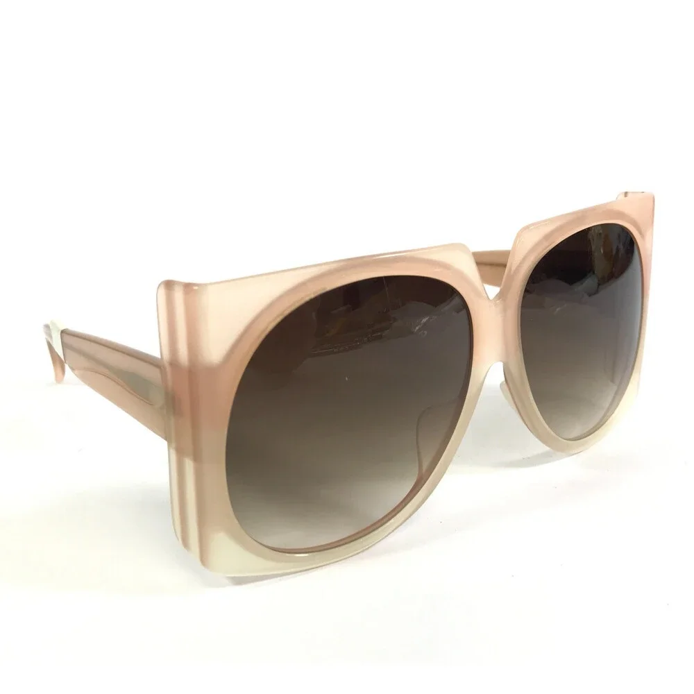Sama Sunglasses WILDSIDE ABALONE Pink Gigantic Frames w/ Gradient Brown Lenses
